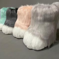 Hello,  Welcome to PawsomeFursuitStudio! Fursuit feet displayed here are pre-made US size 9.  If your fursuit shoes feel a bit too spacious, try slipping on a pair of slippers that match your foot size before putting them on. Our suits come lined with thick padding for added comfort and warmth. They can also be customized into different sizes (US 5-11) and colors, please message us to request a different size and design, we will send you a list link to place a quotation order as deposit, once we finish making your order, shipping can be arranged upon the receiving of the final payment. Details about after-sale service:   1.Never get the package! You can get a full refund. However, we would need your cooperation to file a claim against the courier company   2.Got the package but the item is Plush Fursuit, Paw Shoes, Fursuit Paws, Cat Boots, Kid Christmas, Lion Paw, Cute Tigers, Kawaii Plush, Cosplay Shoes