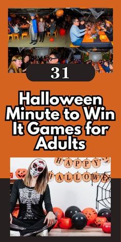 halloween minute to win it games for adults