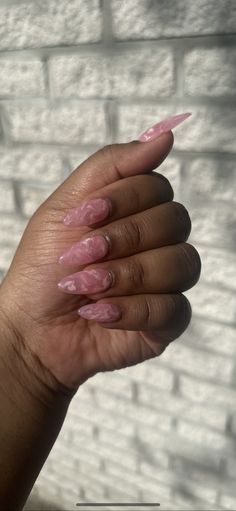 Inspired by Rose Quartz This set includes10 or 24 Pink Nails Nail Glue Nail File Nail Buffer Alcohol Pads Cuticle Pusher Pink Rose Nails, Clear Pink Nails, Almond Pink Nails, Pink Clear Nails, Pink Marble Nails, Rose Pink Nails, Rose Quartz Nails, Almond Nails Pink, Soft Pink Nails