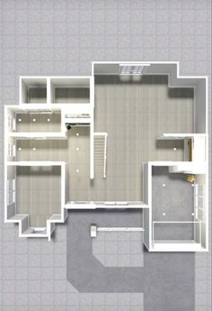 an overhead view of a floor plan for a house