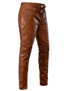 mens distressed leather pants cognac brown color Mens Brown Leather Pants, Human Glamrocks, Men Celebrity Style, Dark Brown Leather Pants, Leather Pants Men, Leather Pants Brown, Trousers Outfit Men, Brown Leather Pants, Mens Leather Clothing