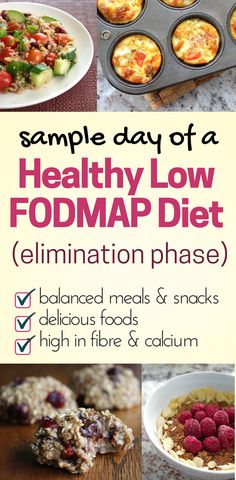 Sample Day of a Healthy Low FODMAP Diet (Elimination Phase) Low Fodmap Meals, Fodmap Meals, Best Diet Foods, Low Carb Diets, Makanan Diet