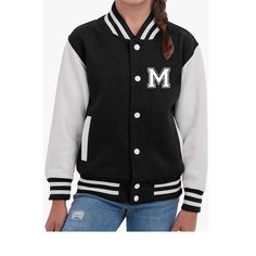 🔥 Bright prospects for old schoolers🔥 💋 This loosely cut college jacket from EZYshirt is particularly impressive because of its authentic look: but also because of the selection of great colors! 💋 Personalize your baseball jacket with initials or numbers.💋 💋 You can also get the jacket without personalization 💋 Cool college style for the transitional period Varsity Jacket Black, College Jacket, College Looks, Fashion Creator, College Jackets, Kids Jackets, Navy Grey, Baseball Jacket, College Fashion