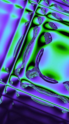 an abstract image of blue and green colors