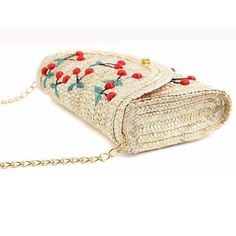 Item Type: Bags Gender: Women Material: Straw Lining Material: Polyester Length: 28 cm / 11.02 inch Width: 5 cm / 1.97 inch Height: 16 cm / 6.3 inch Interior: 1 Main Compartment, 1 Inside Zipper Pocket Closure Type: Hasp Weight: 400 g / 0.88 lbs Package Includes: 1 x Shoulder Bag Casual Embroidered Shoulder Bag As Gift, Casual Embroidered Shoulder Bag For Gift, Trendy Embroidered Shoulder Bag As Gift, Embroidered Bags For Summer Gifts, Trendy Embroidered Summer Bag, Trendy Embroidered Shoulder Bag For Summer, Spring Red Embroidered Bag, Casual Red Embroidered Bag, Casual Red Embroidered Shoulder Bag