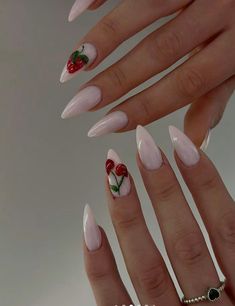 Beautiful Nail Polish, Hello Nails, Fantasy Nails, Classy Acrylic Nails, Almond Nails Designs, Beauty Nail, Almond Nails, Swag Nails