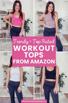 Elevate your workout style with The Best Amazon Women's Cute Workout Tops! Discover a variety of options, from long sleeve to short sleeve, that are perfect for athletic wear and fitness enthusiasts over 40. Stay stylish and comfortable during your workouts. Tops Amazon, Fitness Routines, Half Zip Hoodie