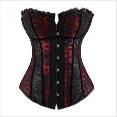 Victorian Gothic Corset (Plus Size Corsets Available) - Ganesha's Market Steampunk Outfits, Wiccan Clothing, Steampunk Corset, Style Steampunk, Plus Size Corset, Corset Fashion, Gothic Corset, Corset Bustier, Overbust Corset