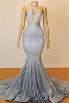 Mermaid Halter Sleeveless Floor-Length Prom Party Gowns Ombre Prom Dress, Tale Dress, Prom Dress Mermaid, Mermaid Tale, Dress Mermaid, Dress Prom, Pink Ombre, Long Prom Dress, Prom Dress