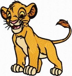 Embroidery Lion, Roi Lion Simba, Bob Cats, Design For Clothes, Machine Embroidery Designs Projects, Owl Clip Art, Applique Ideas