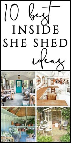 the top ten best inside she shed ideas