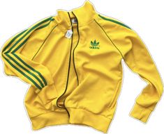 Yellow Adidas, Outfit Png, Adidas Vintage, Adidas Track Jacket, Fire Fits, Minimal Outfit, Adidas Outfit, Adidas Track, Mode Ootd