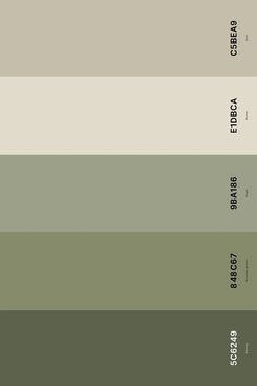 some green and brown colors are in the same color scheme