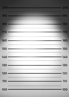 a mug shot with the light shining down on it's sides and numbers below