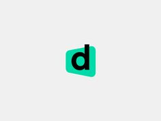 the letter d is made up of two different colors and font styles, but it appears to be black or green