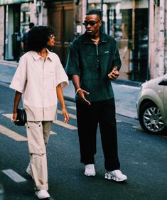 Couple Streetwear, Streetwear Couple, Couple Outfits Matching, Couple Fits, Black Men Fashion Casual, Streets Of Paris, Cute Couple Outfits, Black Love Couples, Stylish Couple