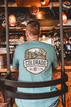 Combining organic outdoor vibes with ColoradoCool's bold style, this Colorado t-shirt is a great blend of organic outdoor colors, sweet outdoor Colorado landscape while sporting "COLORADO" nice and loud. Snag this sweet Colorado t-shirt and you'll find yourself feeling like a true mountaineer...with mad style. Colorado gear with a topo map, Colorado Flag, mountains and the Centennial States founded date? That's a can't miss. Buy now and rep Colorado with style!! Co Company, Sustainable Manufacturing, Blue Lagoon