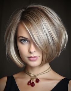 90 Bob Haircuts For Women Over 50: Medium, Short, And Layered Styles 2024 23 Short Summer Haircuts, Chin Length Haircuts, Summer Haircuts, Chin Length Hair, Short Hair With Layers