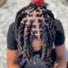 Loc Styles Medium Men, Men Loc Styles Medium, Hairstyles For Men Dreads, Men Dreads Styles, Dreadlock Styles For Men, Master Cosmetologist, Mens Locs, Men Dreads, Twist Hair Men