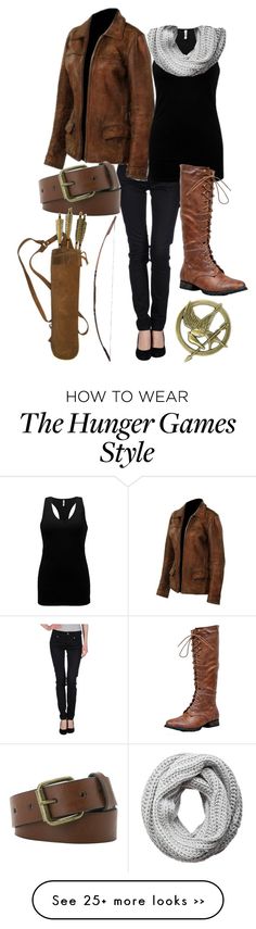 "Katniss Everdeen" by fiery-phoenix on Polyvore featuring Replay, BKE core, Breckelle's, MANGO, Pieces and MAC Cosmetics Book Week Costume, Holloween Costume, Fandom Fashion, Book Character, Katniss Everdeen, Book Week, Victorias Secret Models