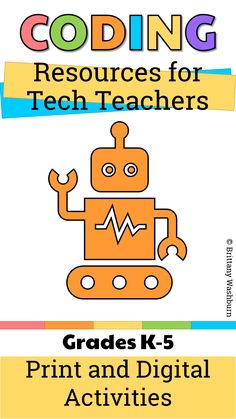 Coding Anchor Chart, Computer Lessons For Elementary, Technology Lessons For Elementary, Coding Resources, Coding Challenges, Computer Science Lessons, Computer Lab Lessons, Coding Classes For Kids