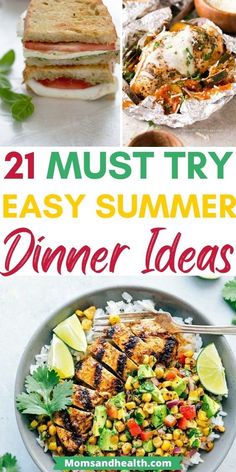 Here you get some summer dinner recipes that are best for dinner. Grilled Meals, Quick Summer Meals, Light Summer Dinners, Summer Dinner Ideas, Summer Pasta Dishes, Meals On A Budget, Frugal Recipes, Easy Summer Dinners, Food Summer