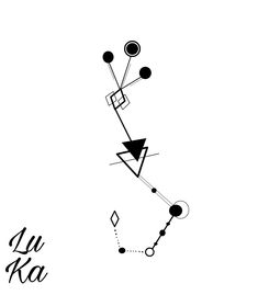 a black and white drawing of a kite with words on it that read yu ka