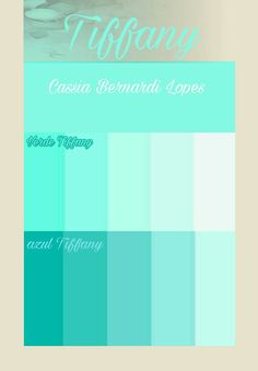 the color palette is aqua and white