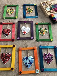 Feb 142019This Pin was discovered by Laura SaundersDiscover (and saveyour own Pins on Pinterest Hadiah Diy, Mother's Day Activities, Preschool Valentines, Tattoos Geometric, Valentine Crafts For Kids, Bows Diy, Valentines Art, Fathers Day Crafts