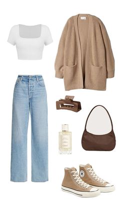 neautral outfits instagram - Google Search Adrette Outfits, Modesty Outfits, Stylish Fall Outfits, Casual Preppy Outfits, Outfit Inspo Casual, Everyday Fashion Outfits, Neue Outfits, Cute Preppy Outfits, Trendy Fall Outfits