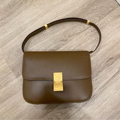 Good Used Condition. Some Minor Scratches. This Will Go Through Poshmark For Authentication. I’m Happy To Post More Pictures If You Want To Get It Independently Authenticated! Celine Classic Box, Celine Bags, Camel Color, More Pictures, Get It, Calf Skin, Camel, Bag Lady, Shoulder Bag