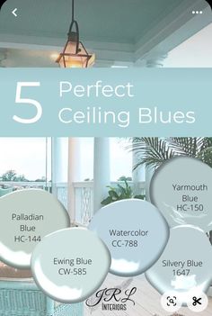 the 5 perfect ceiling blues for your home