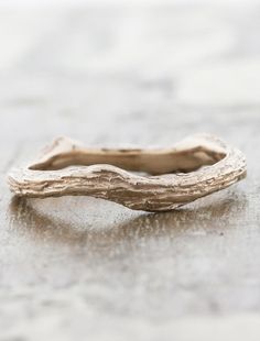 Autumn: Hand Carved Tree Bark Textured Wedding Band | Ken & Dana Tree Ring Jewelry, Nature Inspired Wedding Rings, Modern Wedding Jewelry, Textured Wedding Ring, Two Paths, Nature Inspired Wedding Ring, Carved Tree, Bark Ring, Textured Wedding Band