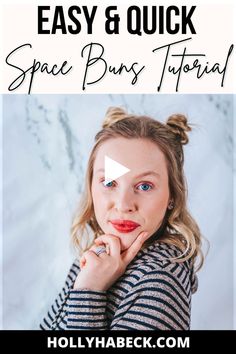 Learn how to do space buns with this easy space buns tutorial that even works for shortthin hairtrendy sho