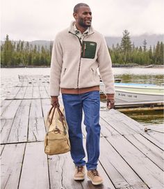 Men's Fleece Jackets | Outerwear at L.L.Bean Mens Sherpa Jacket Outfit, Ll Bean Outfit, Mens Sherpa Jacket, Sherpa Jacket Outfit, Sherpa Fleece Jacket, Ll Bean Men, Mens Sherpa, Fleece Jackets