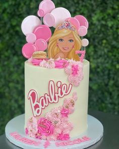 Barbie Birthday Cake 2023, Girls Birthday Cake Designs, Birthday Cake For Girls Kids Cute, Barbie Theme Cakes, Cake For Girls Birthday Kids, Birthday Cake Kids Girl, Barbie Buttercream Cake, Barbie Themed Birthday Party For Kids, Barbie Theme Cake Ideas