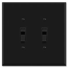 an image of two black light switches