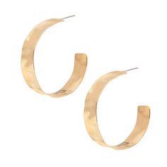 A fresh take on gold hoops: bold, yet sleek. The Maji Hoops are grounding and will have you feeling your most confident. With a handcrafted hammered effect, these earrings were responsibly made by our artisan partners in Kenya using traditional techniques in 24K gold-plated brass. Tarnish Remover, Nairobi Kenya, Ethical Jewelry, Jewelry And Accessories, Nairobi, Gold Hoops, Selling Jewelry, Traditional Techniques, Modern Jewelry