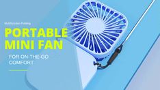 the portable mini fan for on - the - go comfort