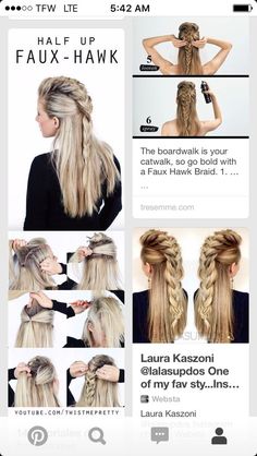 Hair Jewelry For Braids, Bun Hairstyles For Long Hair, Penteado Cabelo Curto, Braided Hairstyles Tutorials, Braided Hairstyles Easy, Hair Bun, Diy Hairstyles