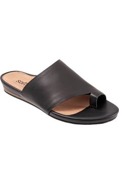 SoftWalk® Corsica Slide Sandal (Women) | Nordstrom Soft Leather Sandals, Sandal Women, Arch Support, Slide Sandals, Leather Sandals, Soft Leather, Memory Foam, Womens Sandals, Shoes Sandals