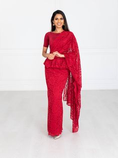 Limited Edition Lace Saree – TiaBhuva.com Elegant Festive Lace Blouse Piece, Elegant Lace Saree Set, Lace Saree For Diwali Party, Diwali Lace Saree With Lace Work, Fitted Lace Saree For Diwali, Elegant Pre-draped Saree With Lace Work, Elegant Lace Saree For Party, Elegant Lace Pre-draped Saree, Elegant Lace Party Saree