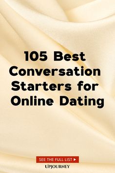 105 Best Conversation Starters for Online Dating Fun Icebreakers, Fun Facts About Yourself