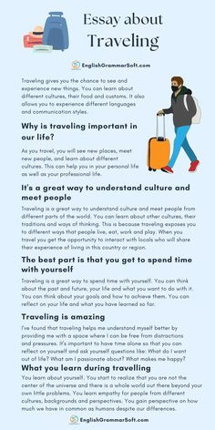 an info sheet describing how to travel