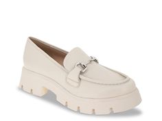 BCBGeneration Raylin Platform Loafer - Free Shipping | DSW Spring Platform Loafers With Textured Sole And Almond Toe, Chic Loafers With Lug Sole For Spring, Chic Spring Loafers With Lug Sole, Spring Platform Loafers With Lug Sole, Beige Slip-on Platform Loafers For Spring, Spring Beige Slip-on Platform Loafers, Trendy Beige Platform Loafers For Work, Beige Spring Platform Loafers For Office, Chic Slip-on Platform Loafers With Lug Sole