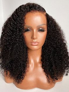 SKU NCF96 Wig Cap 13x6 HD Lace Wig Hair Length 24inch Material 100% virgin hair one donor Last For One more year Hair Density 180% Hair Color Black Color Hairline Pre-plucked & Pre-bleached Straps Adjustable Band Lace Type Undetectable HD Lace Why Choose Chinalacewig13x6 HD Lace Wig?1.Front 6inch Deep Parting ,Can Part Anywhere 2.Pre-plucked hairline,Can wear without baby hair looks even more natural3.Bleached the Knots,make knots undetectable and very natural looking.4.Undetectable HD Lace And Afro Curls, Real Hair Wigs, Hairstyles Braids, Lace Closure Wig, Hair Nails, Black Natural Hairstyles, Face Hair, Hair Color For Black Hair, Curly Wigs