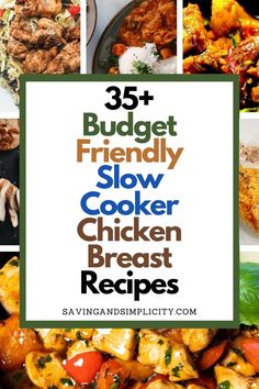 the best budget friendly slow cooker chicken breast recipes