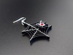 Spider on the Web Paper Quilling Earrings Quilling Jewelry Handmade Halloween Earrings Silver Plated Earring Hooks Unique Gift - Etsy Pierced Witchy Earrings For Gift, Handmade Spooky Earrings For Gift, Witchy Pierced Earrings As Gift, Witchy Style Pierced Earrings For Gift, Witchy Style Pierced Earrings As Gift, Handmade Halloween Earrings Gift, Handmade Witchy Earrings For Gift, Handmade Halloween Costume Earrings, Gothic Halloween Earrings Gift