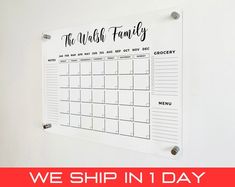 we ship in 1 day for the whole family to help with their new homes and families