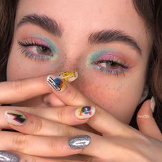 Fun Colorful Eyeshadow Looks, Make Up Yeux, Swag Makeup, Dope Makeup